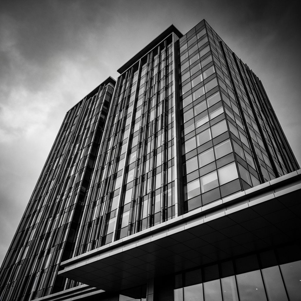 Modern commercial building